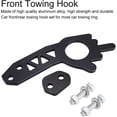 thumbnail image 5 of Tow Hook, Universal Black Car Front/rear Tow Hook Set, Suitable For Most Car Towing Eyes, 5 of 5