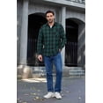 thumbnail image 3 of COOFANDY Mens Flannel Shirts Long Sleeve Button Down Plaid Shirt Casual Shirt with Pocket, 3 of 6