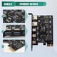 thumbnail image 5 of PCIe Expansion Card to 5 Port (3X USB C,2X USB 3.0-A ) for Windows 10, 5 of 5