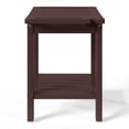 thumbnail image 6 of WestinTrends Sage HDPE Poly Plastic Waterproof Bathroom Shower Bench, Dark Brown, 6 of 10