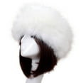 thumbnail image 3 of Fewfanhot Women's Hat, Hollow Top, Hood Cover, Brimless Hat Imitation Fur, Thickened Hat, Warm Hat Ring, 3 of 4