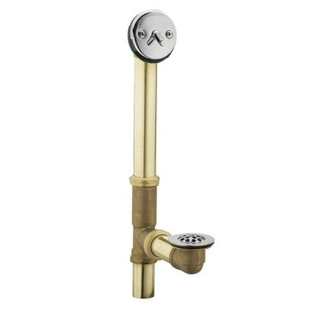 Moen 90410 Brass and Chrome Bath Overflow and Waste Assembly
