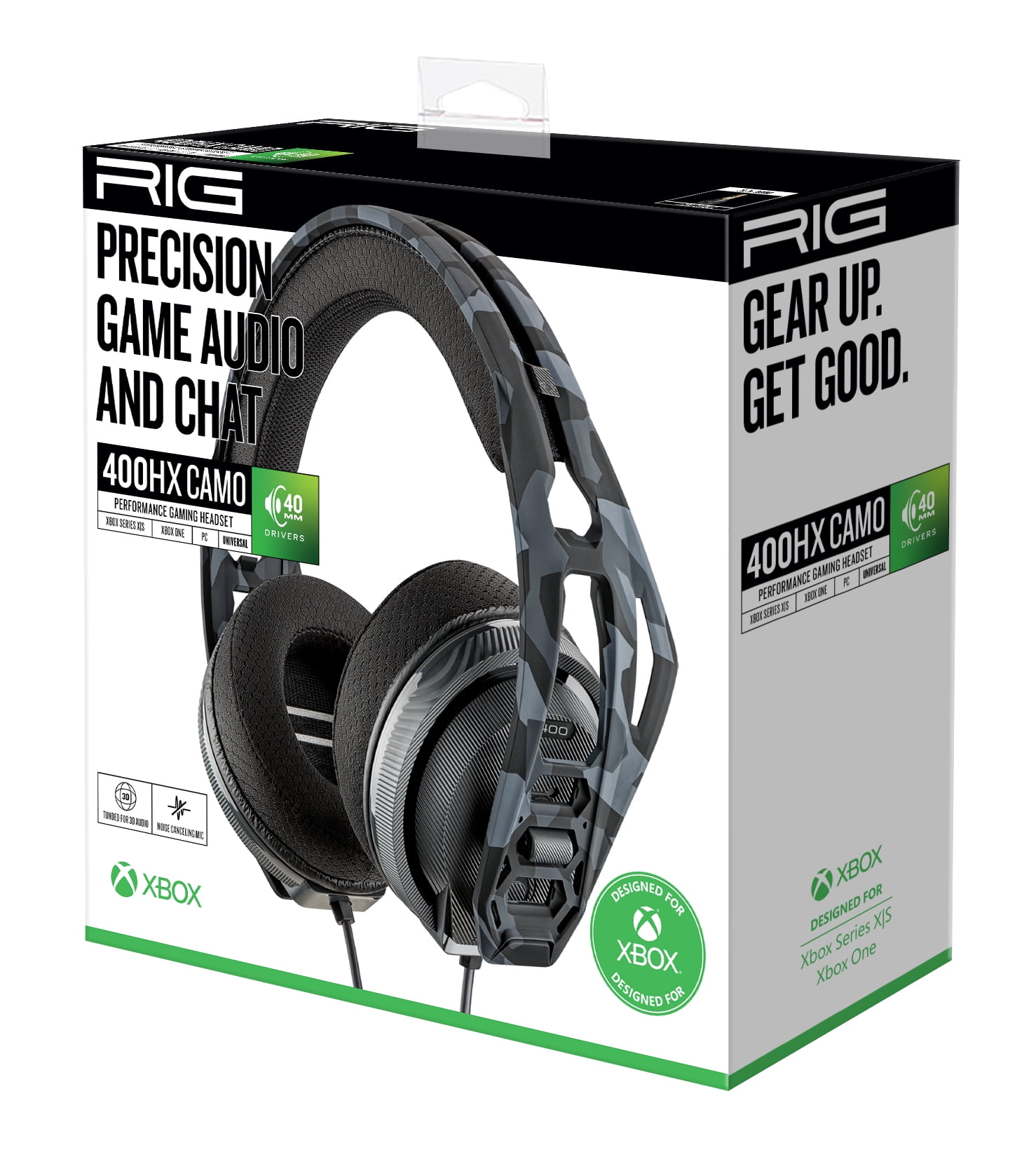 RIG 400 HX Xbox Gaming Headset for Xbox, PlayStation, PC & Mobile, Camo