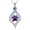 Colorful, variant on The Eye of My Heart Urn Necklace Keepsake Cat Paw Print Memorial Urn Jewelry Memorial Cremation Jewelry for Ashes