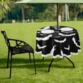 thumbnail image 7 of Coolnut 60" Bat Round Tablecloth, Waterproof Spillproof Polyester Fabric Table Cover with Zipper Umbrella Hole for Outdoor Patio Garden Dining Party, 7 of 7