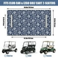 thumbnail image 3 of Classic Golf Cart Seat Protector 51" x 31", Traditional Style Microfiber Towel for Timeless Appearance, 3 of 8
