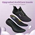 thumbnail image 4 of FitVille Extra Wide Walking Shoes for Women, Hands Free Slip On Sneakers Lightweight Running Shoes Arch Support - V1, 4 of 6