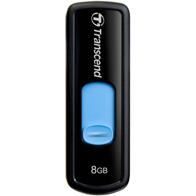 Transcend JetFlash 500 - USB flash drive - 8 GB - USB 2.0 - blue