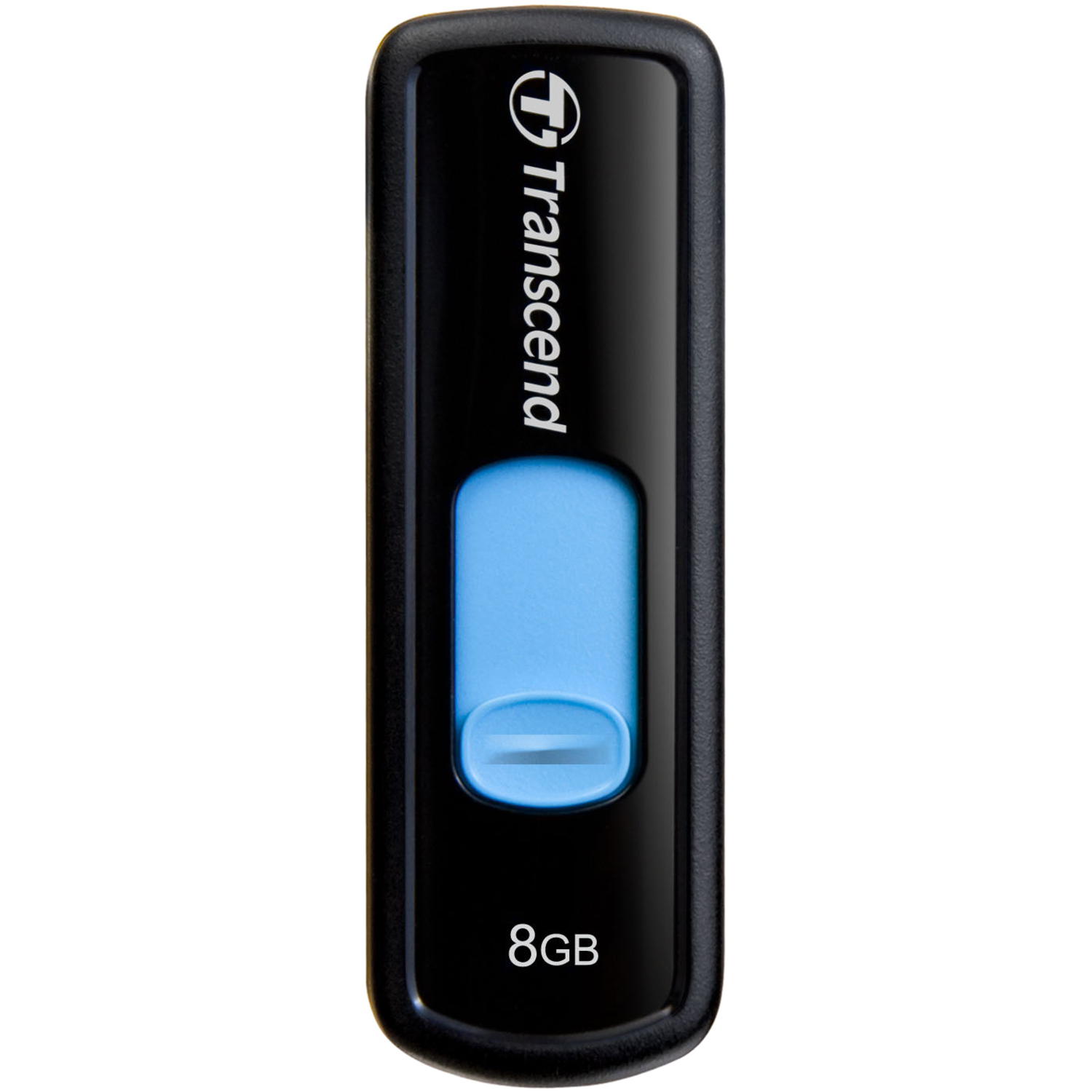 8GB JETFLASH 500 USB 2.0 DRIVE BLACK DSHIP AVAIL - image 2 of 4