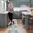 thumbnail image 2 of Alfombra YOUFORTONG 61 x 305 cm, antideslizante, suave, para cocina, color gris, 2 of 6