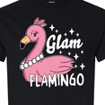 thumbnail image 4 of Inktastic Glam Pink Flamingo with Pearls T-Shirt, 4 of 5