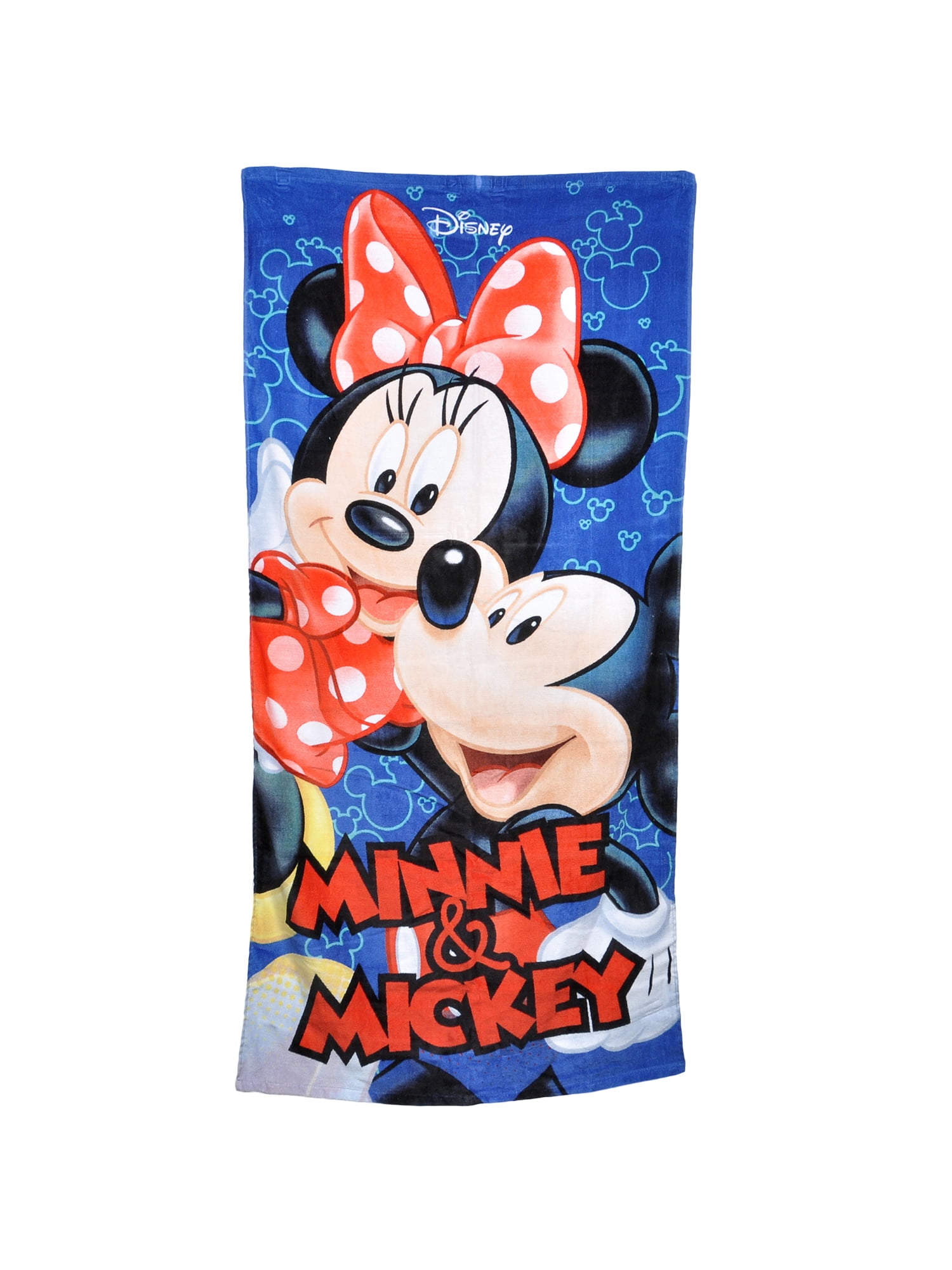 Disney Minnie Mickey Mouse  Princess Goofy  Beach Towel 58x28  w/Sling Bag