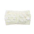 thumbnail image 2 of Yigetop Knit Headband Winter Cross Ear Warmer Head Wraps Headbands Side Buttons for Use Face Covering Winter Headband B One Size, 2 of 4