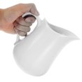 thumbnail image 3 of Ceramic Milk Creamer Jug For Coffee And Tea Small Pitcher Serving Milk Frothing Pitcher Milk Frother Cup Creamer Jug For Kitchen White 1000 ML, 3 of 9