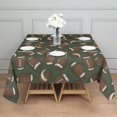 thumbnail image 3 of Football Pattern Square Tablecloth,Waterproof Square Table Cover,Wipeable Spillproof Washable Table Cover for Home Kitchen Party Decor 42"X42"(107x107cm), 3 of 6