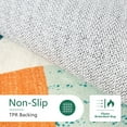 thumbnail image 5 of GUUCHA 4'x6'Area Rugs Geometric Boho Rugs for Living Room Bedroom Non-Slip Carpet,Green, 5 of 7