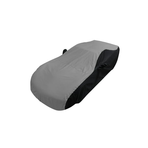 C6 Corvette Car Cover - Indoor/Outdoor Protection Ultraguard Plus 300 Denier Water Resistant - Custom Fit for All 2005-2013 Corvettes (Gray/Black)