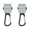 thumbnail image 3 of 2 Piezas Ganchos para Cochecitos Clips para Cochecitos Accesorios para Cochecitos Percha para Cochecitos Ganchos Organizadores para Cochecitos Cocheci Azul claro, 3 of 8