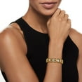 thumbnail image 2 of Ross-Simons 22.50 ct. t.w. Multi-Gemstone Art Deco-Inspired Bracelet With Black Enamel in 18kt Gold Over Sterling, Women's, Adult, 2 of 6