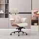 thumbnail image 3 of Lying Home Leather Office Chair Modern Study Armchair Compute Gaming Boss Chair Comfortable Armrest Silla Gamer 컴퓨터의자 Furniture My Lux Decor Round, 3 of 11