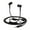 Black, variant on EMF Radiation-Free Air Tube Earbud Headphones
