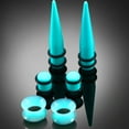 thumbnail image 3 of relayinert 50pack/lot Fashionable Ear Stretching Kit With Acrylic Tapers And Plugs Safe And Convenient Pink, 3 of 6