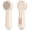 beige, variant on NEXPURE Facial Cleansing Brush, IPX7 Waterproof Sonic Face Scrubber, Rechargeable Electric Silicone Face Brush for Deep Cleansing and Exfoliation