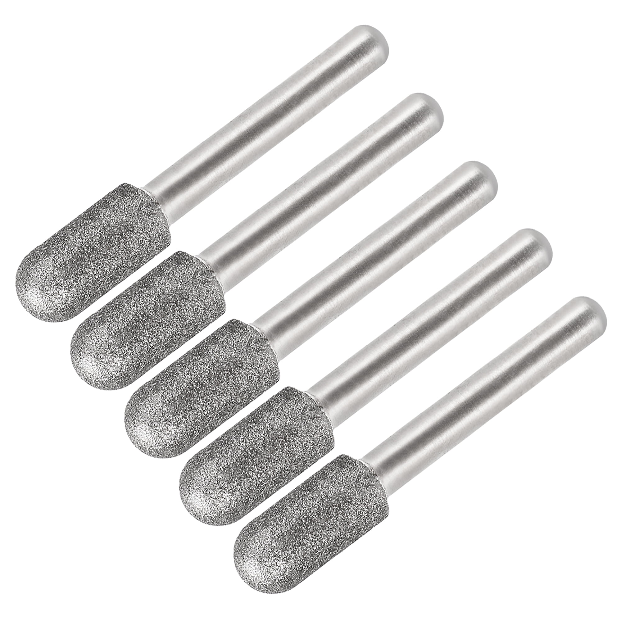 Diamond Burrs Grinding Drill Bits for Rotary Tool 1/4-Inch Shank 10mm ...