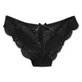 thumbnail image 2 of HUPOM Mens Silk Underwear Womens Panties Briefs Leisure Tie Seamless Waistband Black XL, 2 of 3
