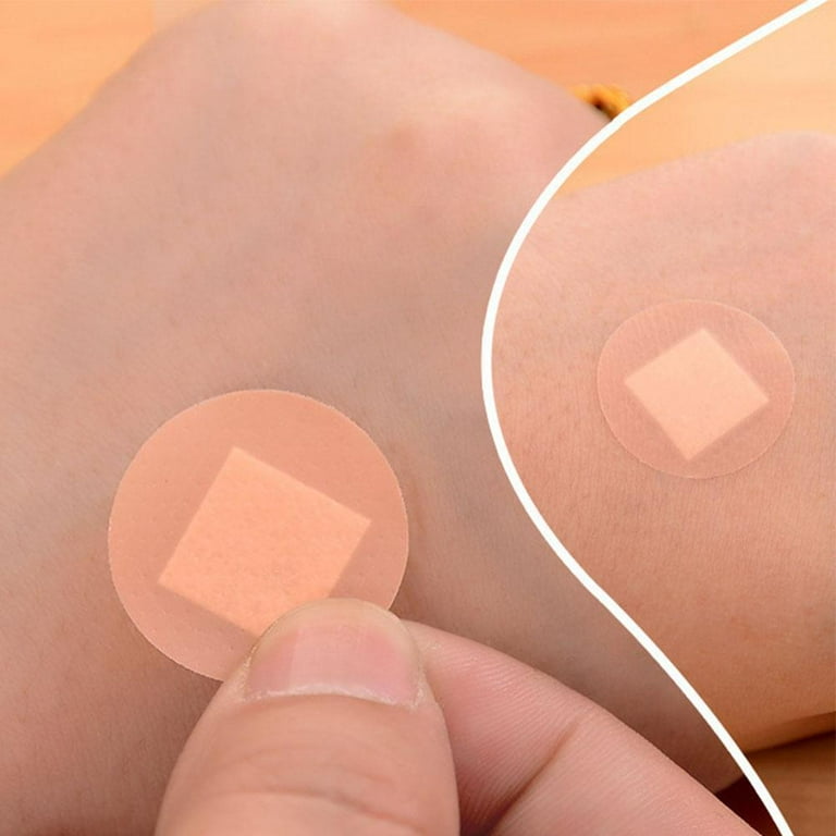 Round Band Aid Waterproof Breathable Bandage Adhesive Sterile C4O4 Wound E1B5