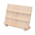 thumbnail image 3 of Wooden Earring Display Stand Jewelry Towel Multi-layer Earring Display Earring Display Holder , 3 Tiers, Others, 3 of 8