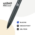 thumbnail image 2 of Bolígrafo uni-ball 207PLUS+ Gel de 0,7 mm, azul, paquete de 12, 2 of 7
