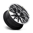 thumbnail image 2 of US Mag 1PC Aluminum Rim U117 RAMBLER 17X8in Gloss Black Milled Finish, U11717806145, 2 of 3