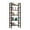 Brown, variant on 5-Tier Bookshelf with Wood Shelves and Metal Frame, 62'' Tall Freestanding Bookcase for Living Room, Bedroom, Home Office, Black