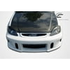 1996-1998 Honda Civic Carbon Creations OEM Look Hood - 1 Piece