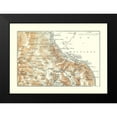 thumbnail image 2 of Baedeker 24x18 Black Modern Framed Museum Art Print Titled - Stresa Region Italy - Baedeker 1921, 2 of 5
