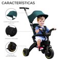 thumbnail image 4 of Triciclo Tipo Carriola Gaon Plegable Portatil Reclinable 4 en 1, 4 of 7
