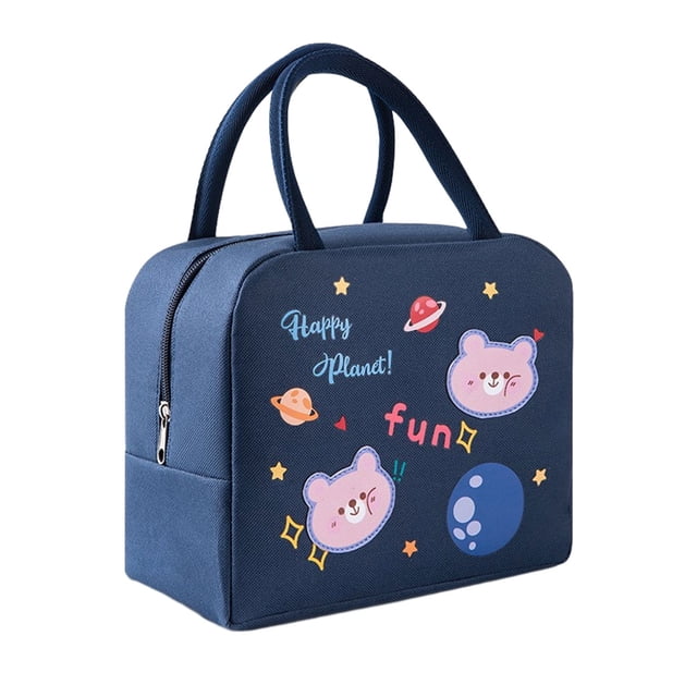Bolsa de almuerzo con dibujos animados para mujeres y hombres, regalo, lonchera térmica para adultos, bolsa de mano a prueba de fugas