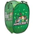 thumbnail image 3 of Minecraft Steve and Alex Pop-Up Mesh Laundry Hamper, 3 of 5