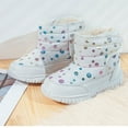 thumbnail image 3 of Girls Boys Warm Cotton Shoes Fully Plush Lined Pull-On Waterproof Baby Boot For Winter, 3 of 5