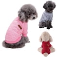 thumbnail image 2 of OutmaxHome Dog Clothes Dogs Sweater Soft Puppies Clothing Winter Puppy Sweaters Warm Outfit for Dogs, 2 of 5
