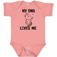 thumbnail image 3 of Inktastic My Oma Loves Me Girl Cat Girls Baby Bodysuit, 3 of 5