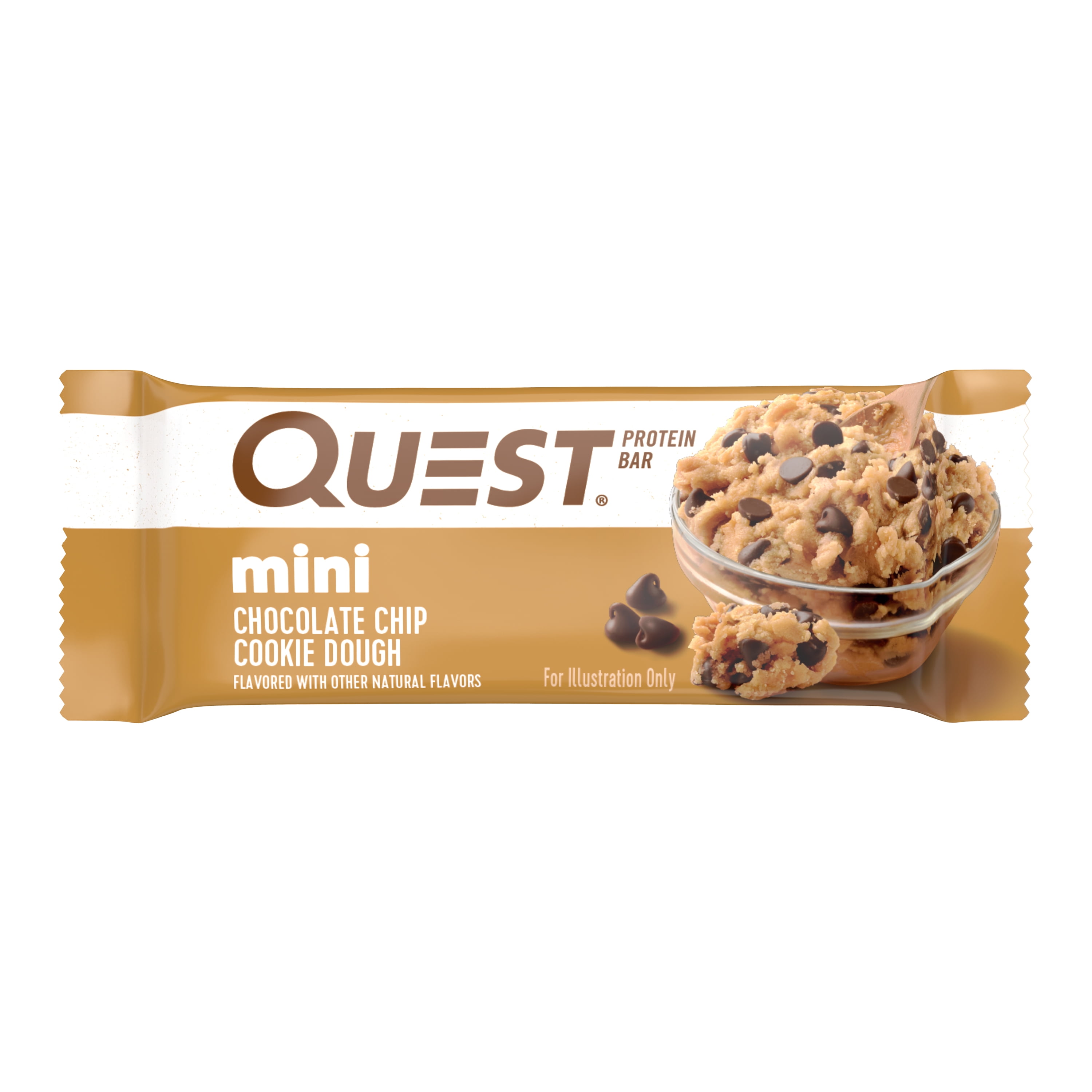 Quest Nutrition, Mini Protein Bars, Low Carb, Chocolate Chip