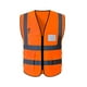 thumbnail image 1 of Chaleco de Seguridad Simonetta Vespetti con Tiras Reflectantes y Cierre Talla M Naranja 3 Piezas, 1 of 4