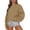 01-Camel, variant on Women's Classic Crewneck Long-Sleeve Sweatshirt, Wide-Shoulder Relaxed Pullover Top, Soft Casual Everyday Wear - Beige - S