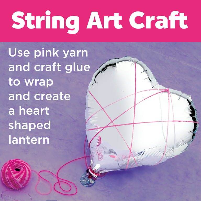  3D String Art Kit for Kids - Makes a Light-Up Heart