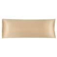 thumbnail image 1 of Unique Bargains Taie d'Oreiller en Satin de Luxe Rafraîchissante Anti-Rides Longue Taie d'Oreiller Soyeuse, 1 of 10