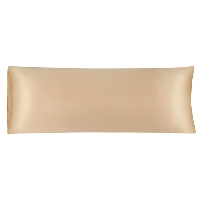 Unique Bargains Taie d'Oreiller en Satin de Luxe Rafraîchissante Anti-Rides Longue Taie d'Oreiller Soyeuse