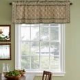 thumbnail image 3 of Sage Green Boho Curtain Valances for Windows, Kitchen Valance Window Treatments Panel 2 Pack, Vintage Ethnic Tribe Abstract Art Floral Rod Pocket Short Curtains for Bathroom Bedroom 42 x 12 Inch, 3 of 8