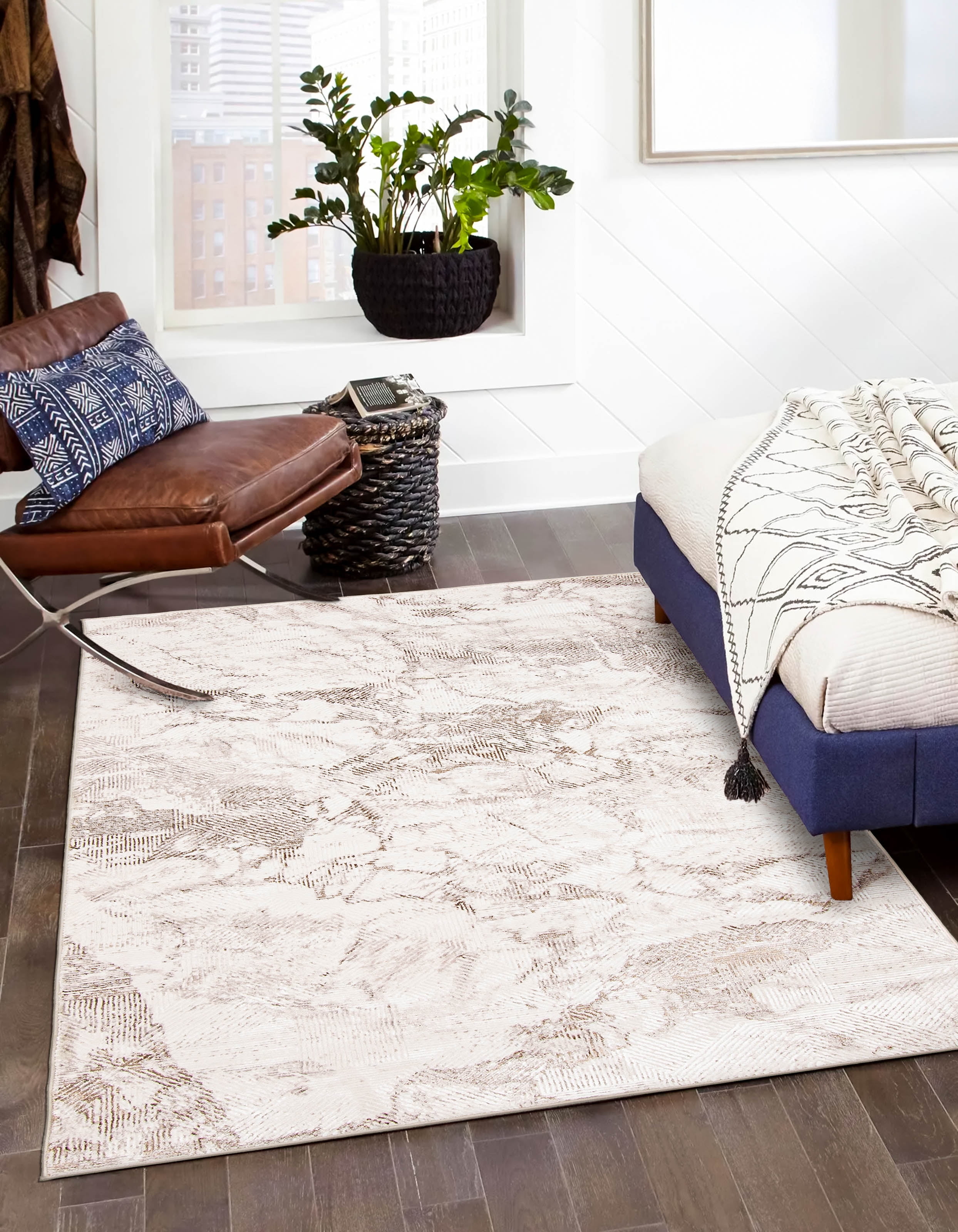 ECARPET Nala Contemporary/Modern Area Rug for Living Room, Bedroom, Dining Room, Entrance, Hallway and More.